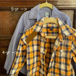 Shirts for boys (total 2)